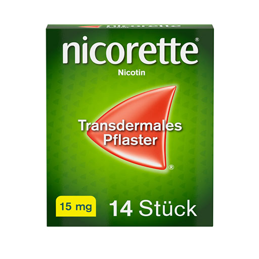 nicorette&reg; 14 Nikotinpflaster, 15 mg Nikotin