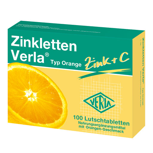 ZINKLETTEN Verla Orange Lutschtabletten