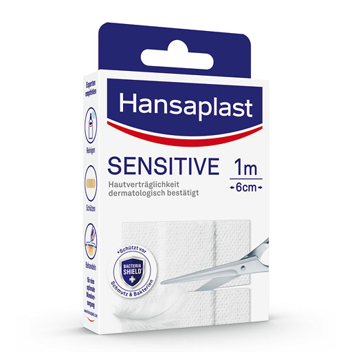 HANSAPLAST Sensitive Pflaster hypoallergen 6 cm x 1 m